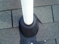 Roswell's Best Gutter Cleaners' Certainteed Certified roofers can replace your cracked and rotted vent boots.
