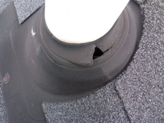 Roswell's Best Gutter Cleaners' Certainteed Certified roofers can replace your cracked and rotted vent boots.