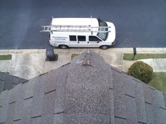 Roswell's Best Gutter Cleaners' Certainteed Certified roofers can replace cracked ridgecaps.