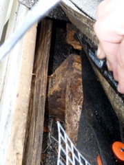 Roswell's Best Gutter Cleaners' can replace rotted fascia and soffitt