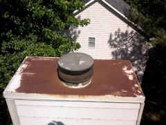 Roswell's Best Gutter Cleaners' Certainteed Certified roofers can install or replace your custom chimney pan.